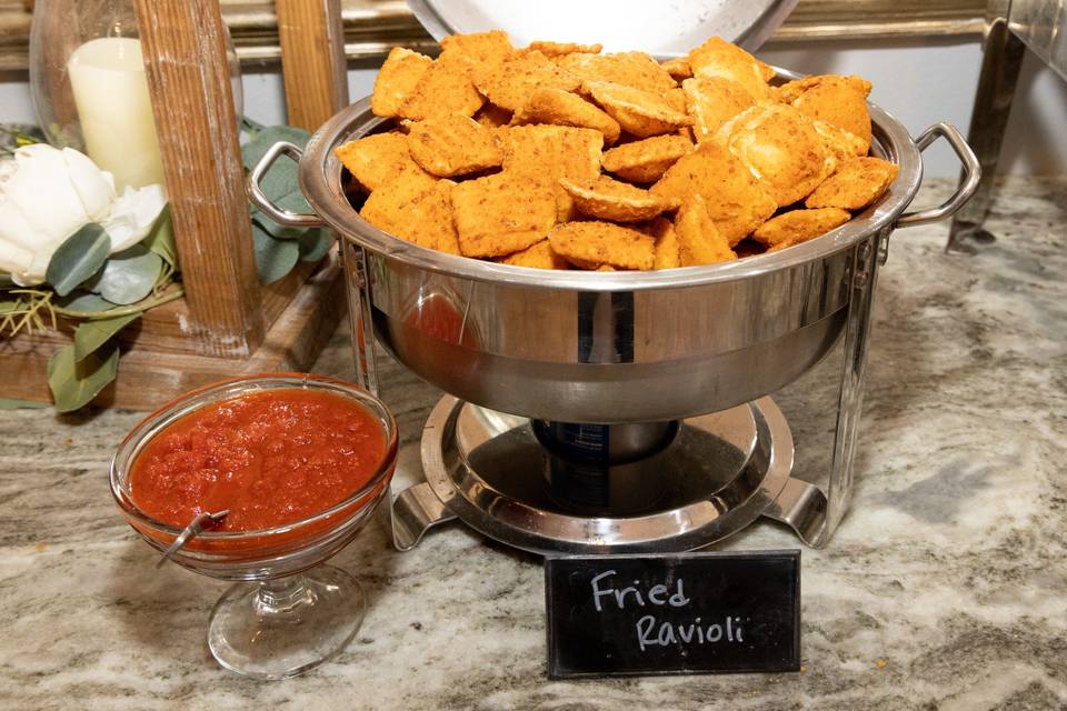 Fried ravioli