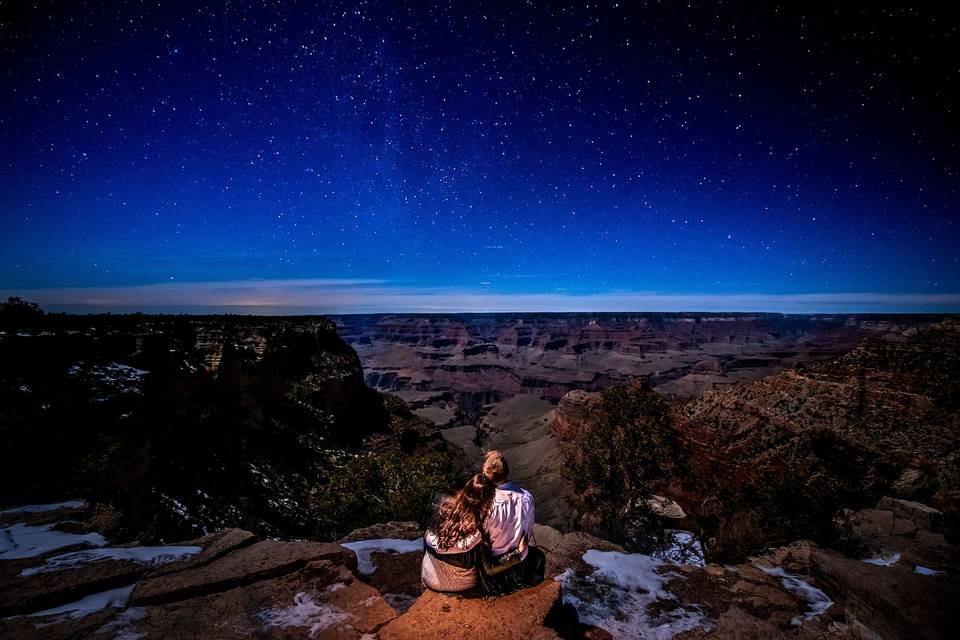 Grand Canyon engagement