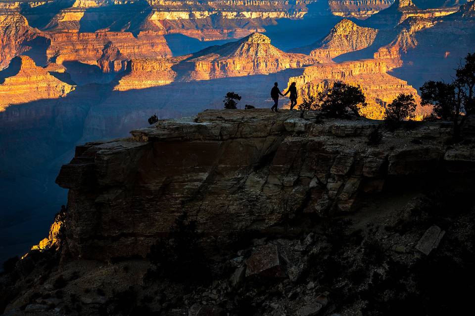 Grand Canyon engagement