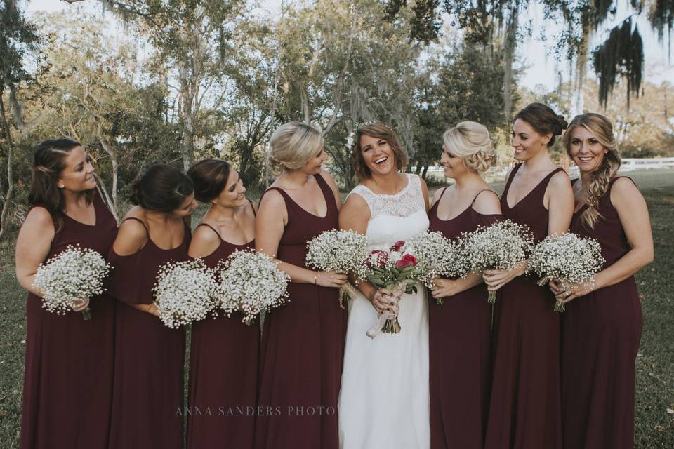 Maroon dress