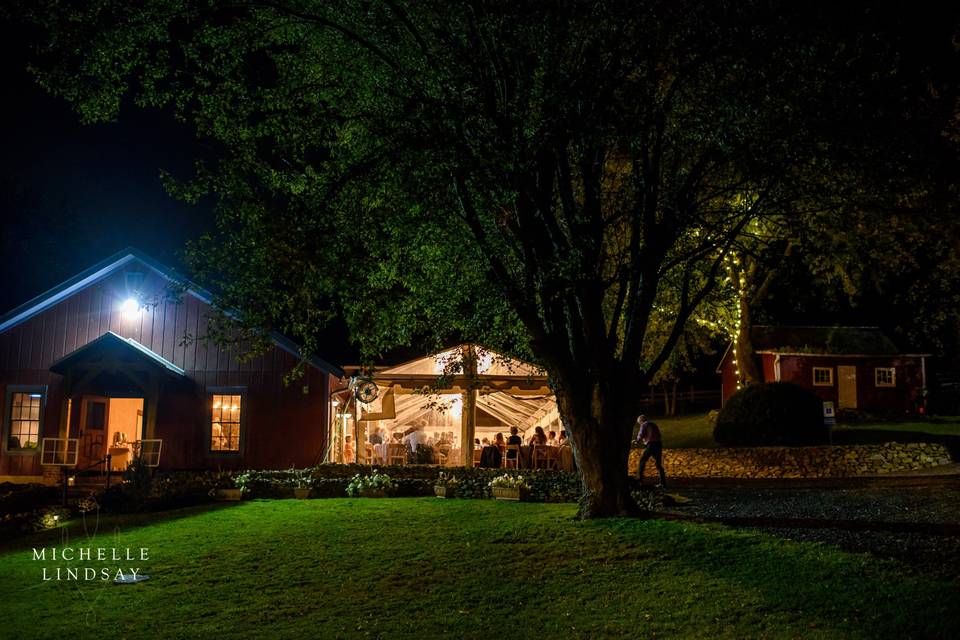 Wedding hall and tent