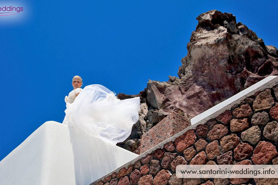 Santorini Weddings by Travel Zone