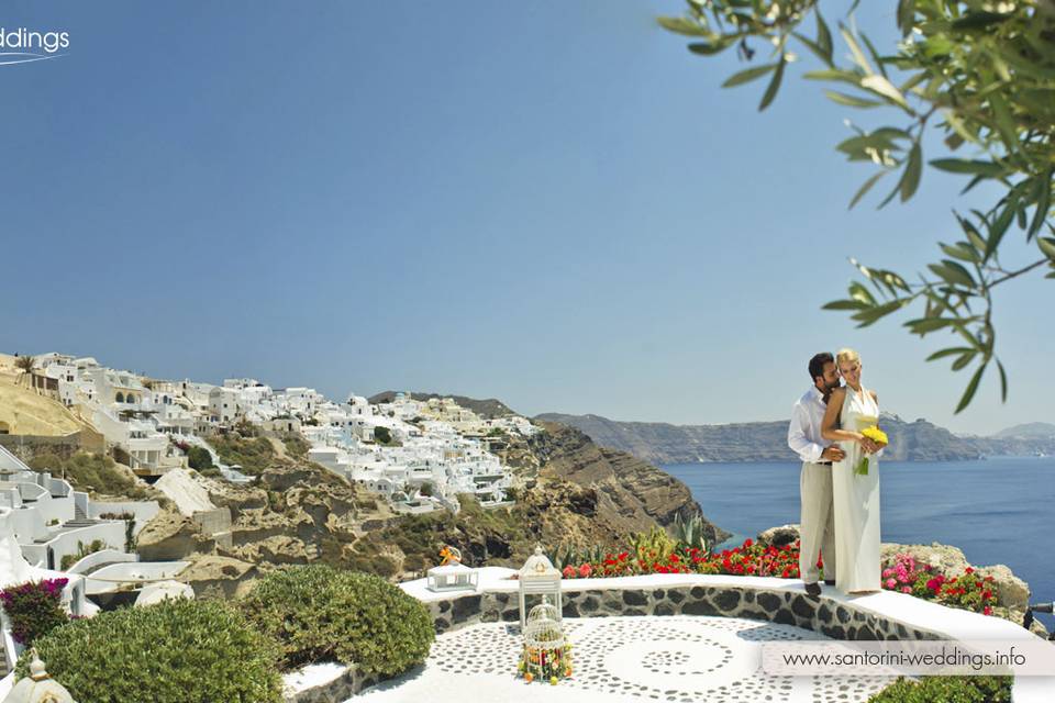 Santorini Weddings by Travel Zone