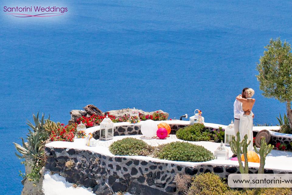 Santorini Weddings by Travel Zone