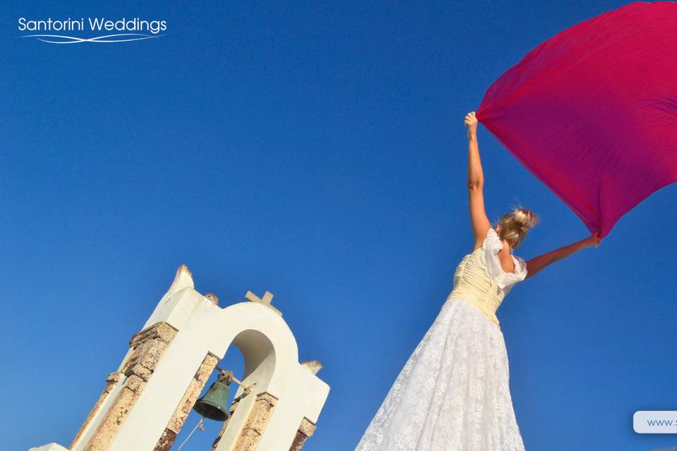 Santorini Weddings by Travel Zone