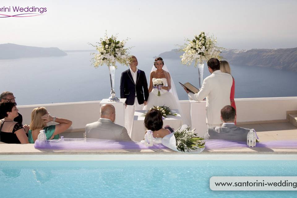 Santorini Weddings by Travel Zone