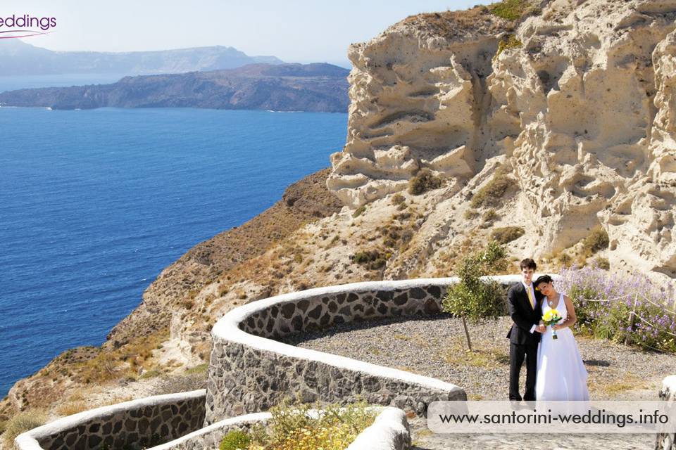 Santorini Weddings by Travel Zone