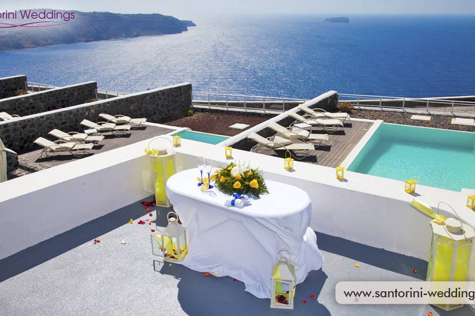 Santorini Weddings by Travel Zone