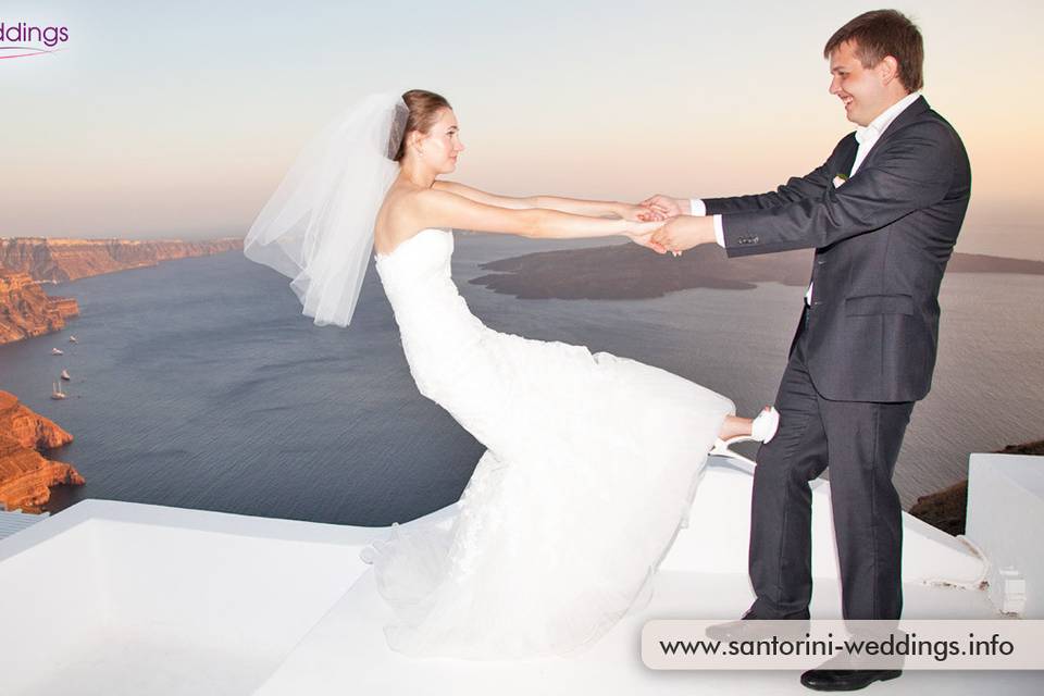 Santorini Weddings by Travel Zone