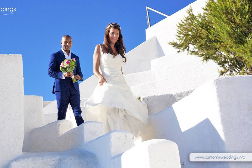 Santorini Weddings by Travel Zone