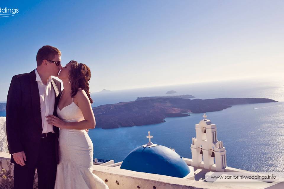 Santorini Weddings by Travel Zone