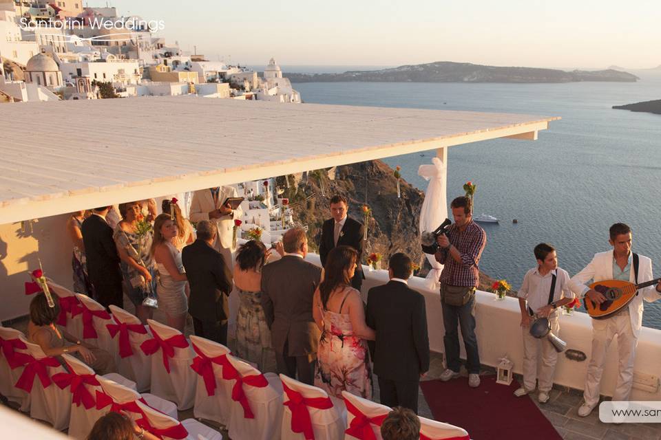 Santorini Weddings by Travel Zone