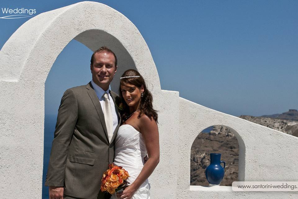 Santorini Weddings by Travel Zone