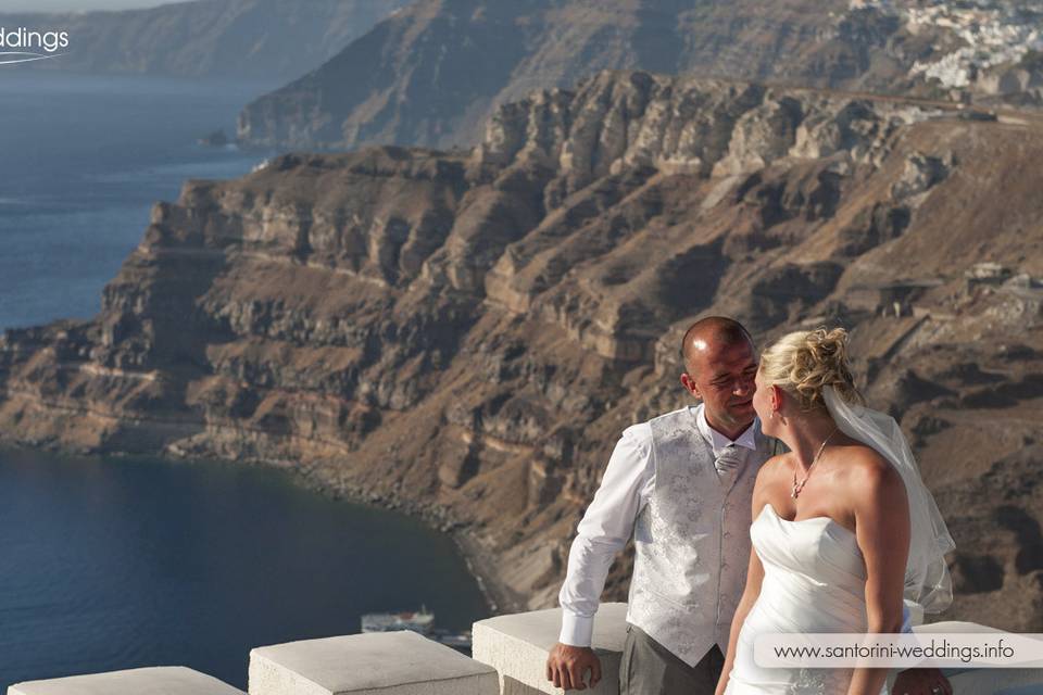 Santorini Weddings by Travel Zone