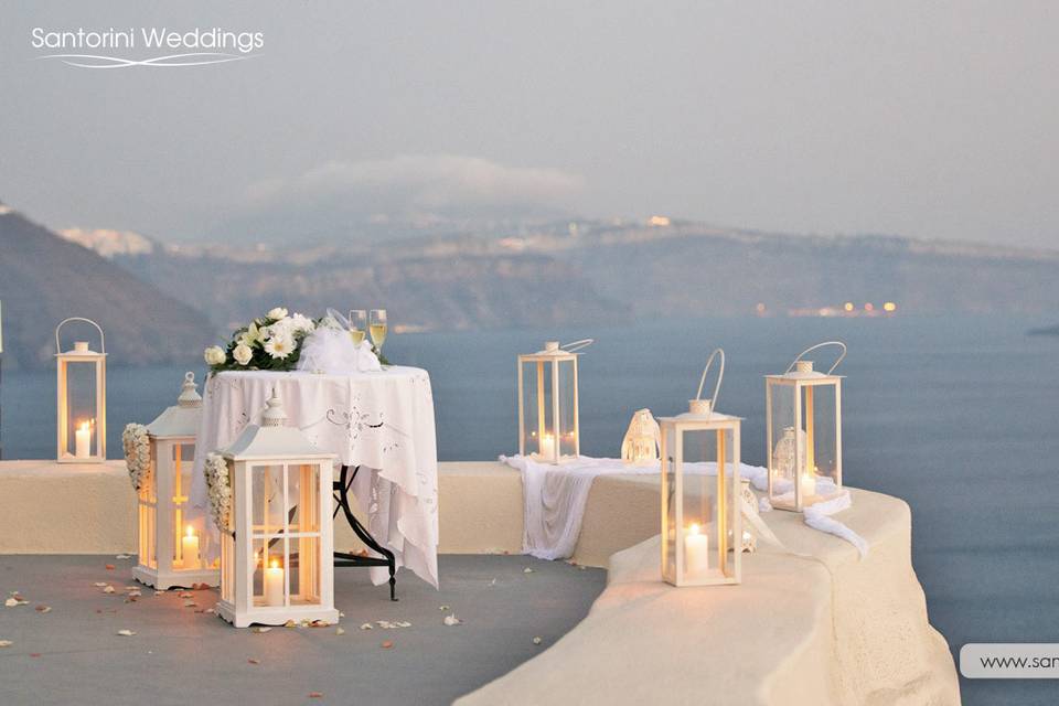 Santorini Weddings by Travel Zone