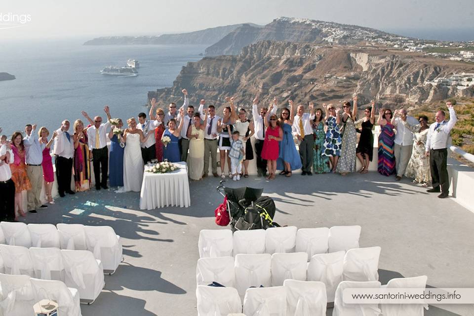 Santorini Weddings by Travel Zone