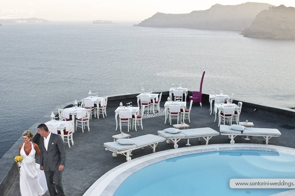 Santorini Weddings by Travel Zone