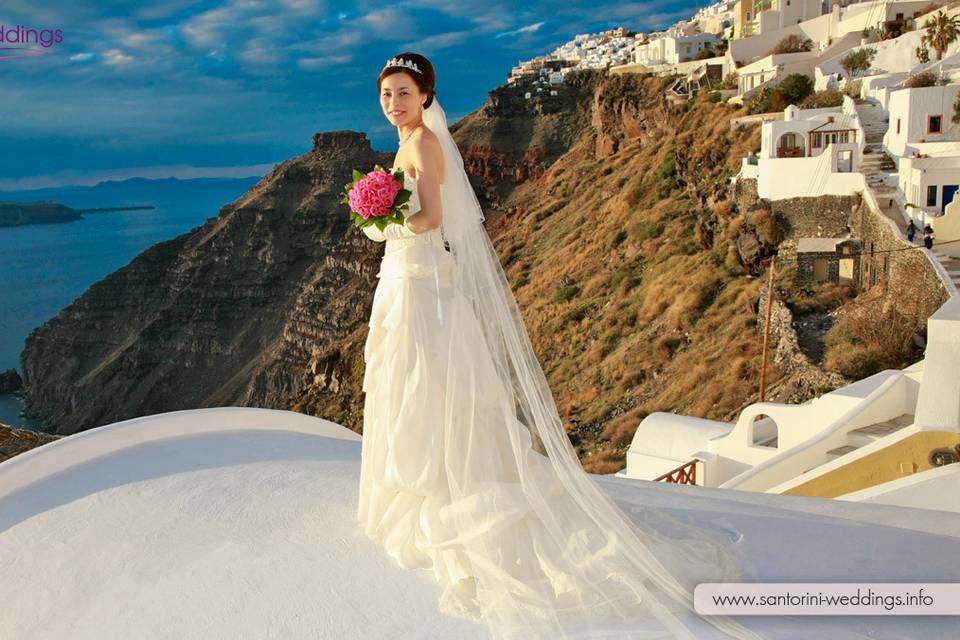 Santorini Weddings by Travel Zone