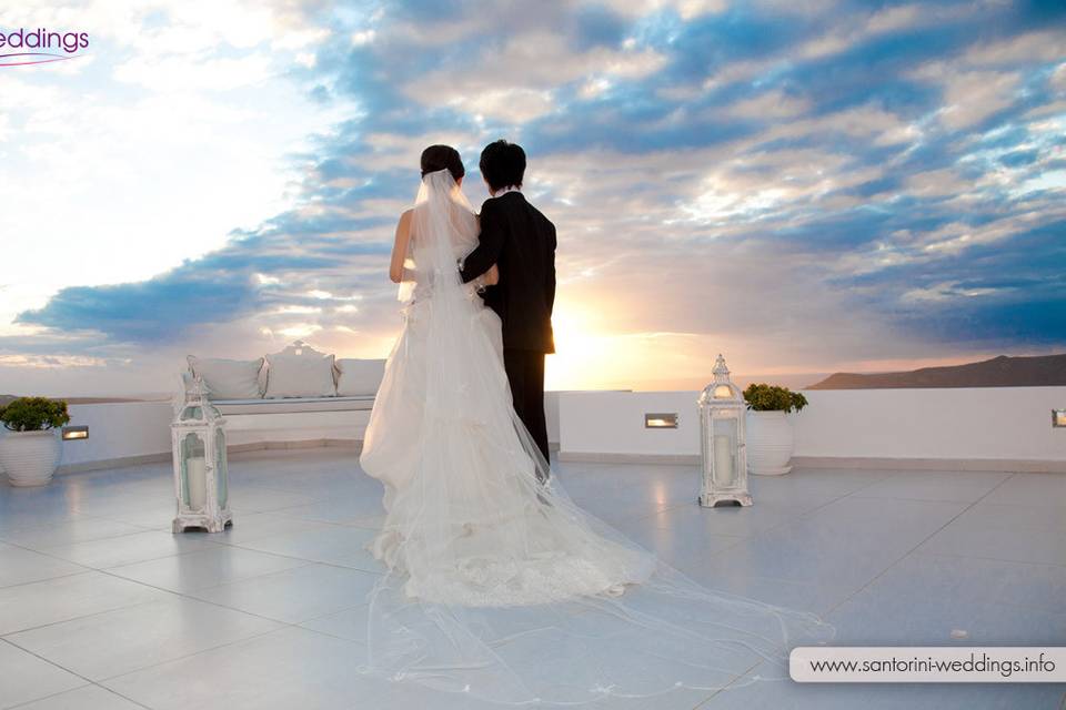 Santorini Weddings by Travel Zone