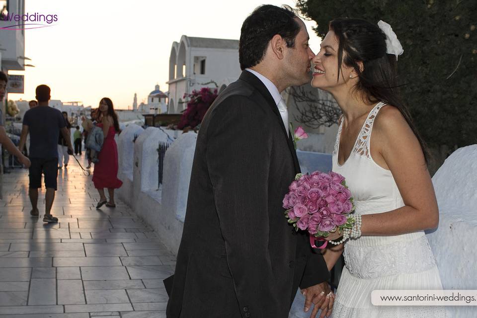 Santorini Weddings by Travel Zone