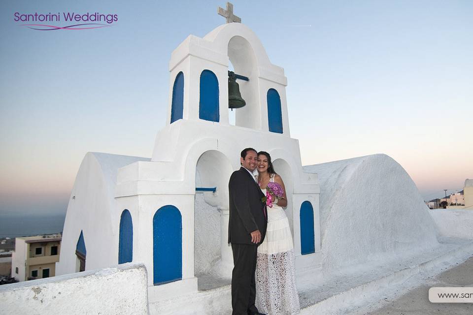 Santorini Weddings by Travel Zone