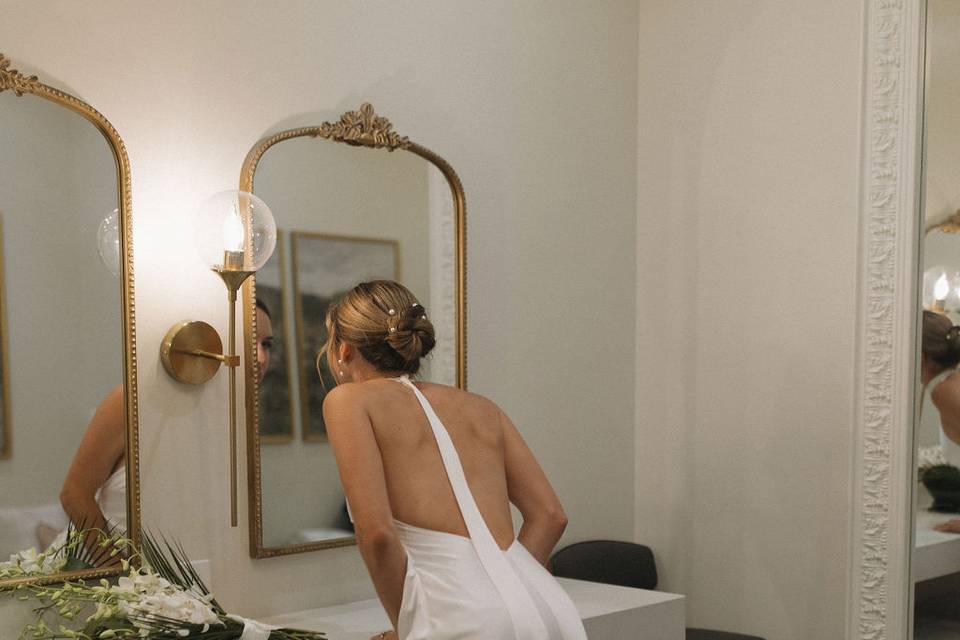 Bridal hair