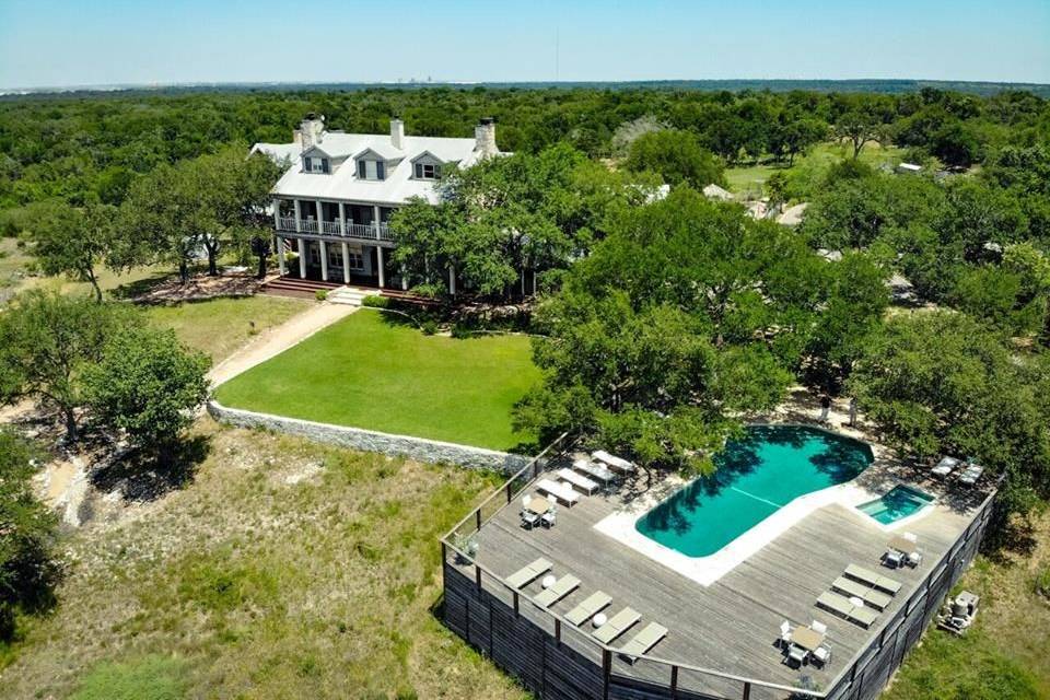 Overhead view of Sage Hill Inn & Spa