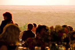 A wedding in the sunset