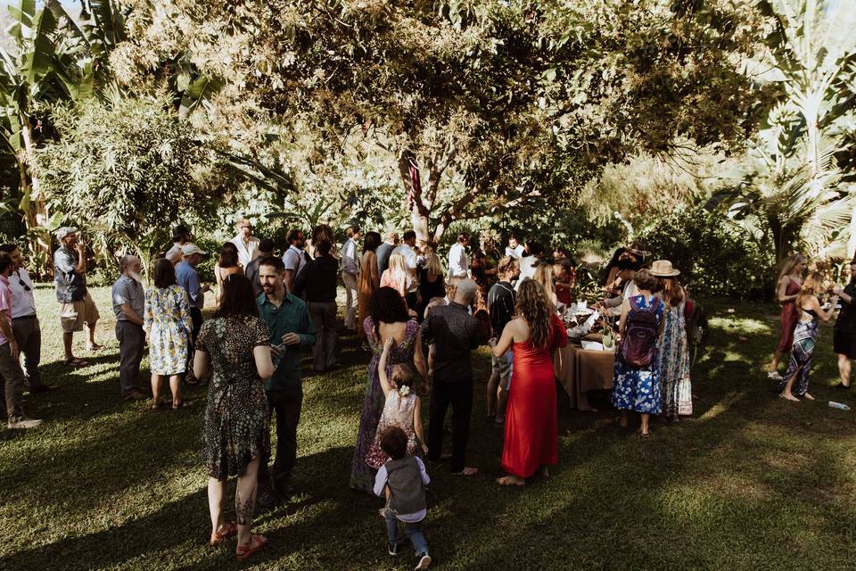 Ceremony at the garden