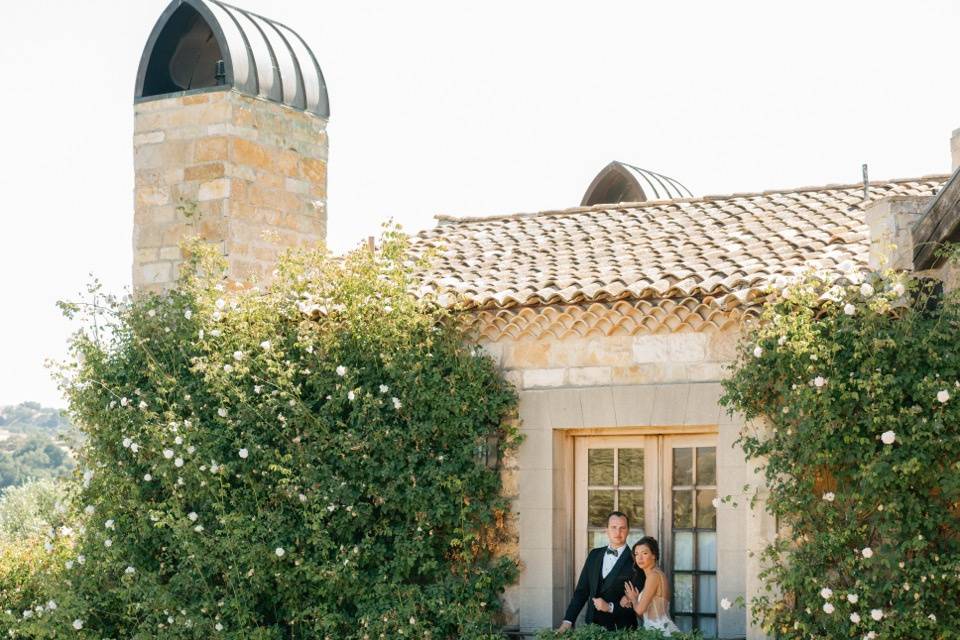 Stone Villa Balcony Portrait