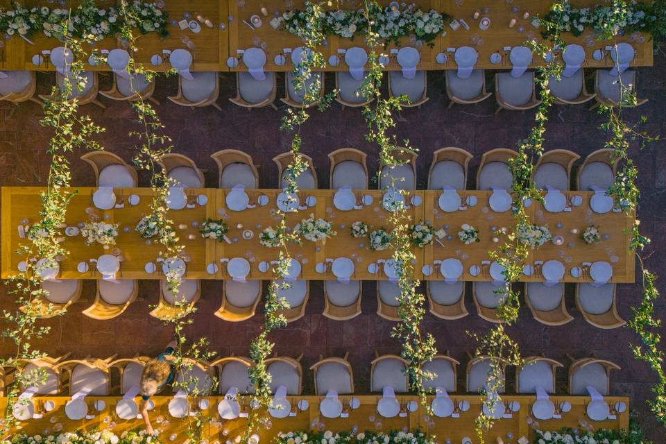 Reception Tablescape
