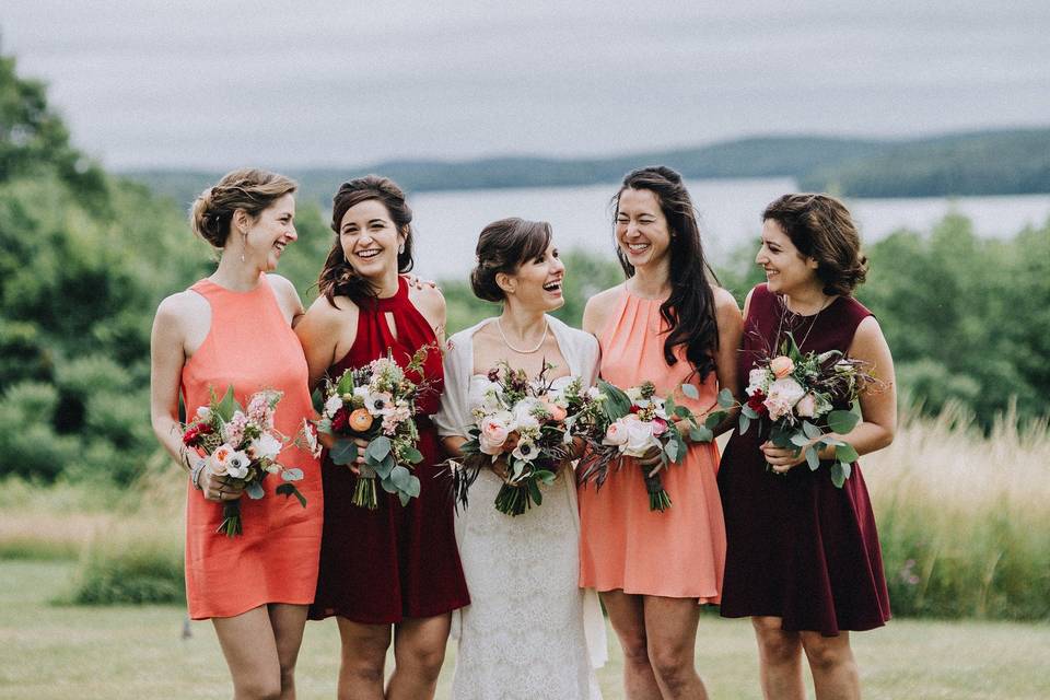 July wedding in mid-coast Maine