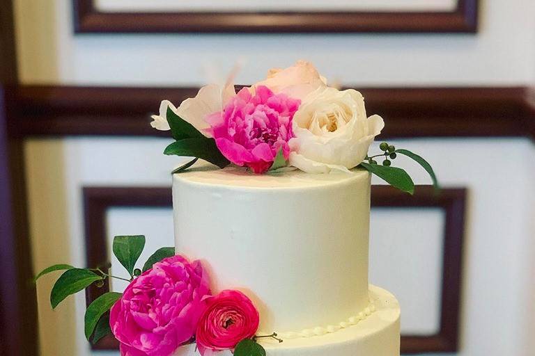 Buttercream wedding cake