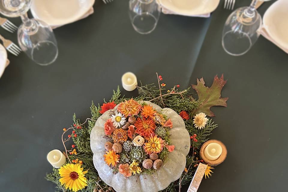 Pumpkin Centerpiece