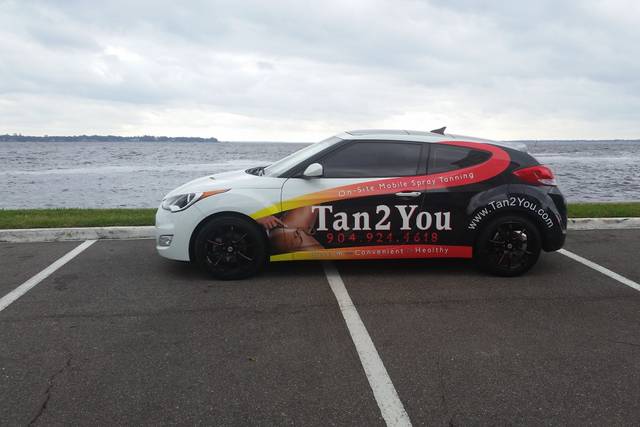 Tan car ad