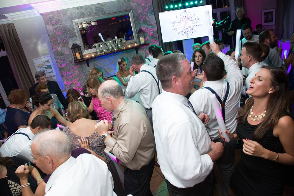 Packed Wedding Dance Floor