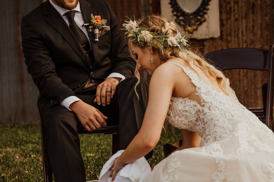 Foot washing ceremony