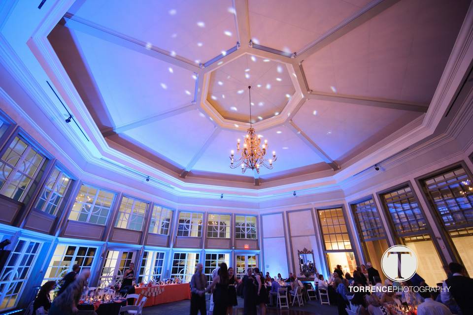 Reception with a dome