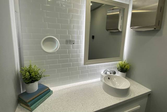 Two Stall Downtown Interior