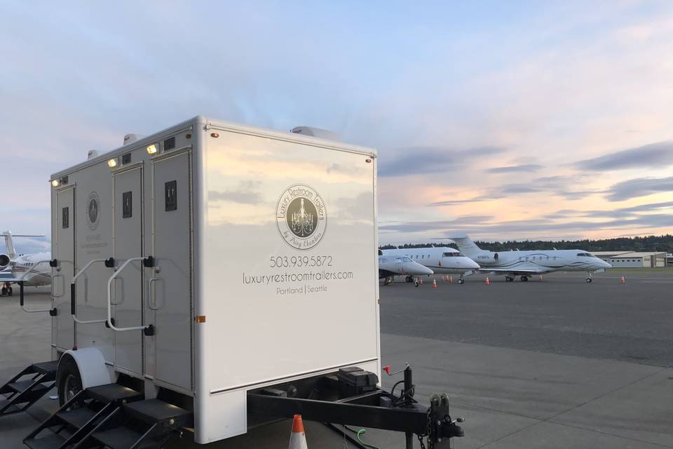 At the airfield