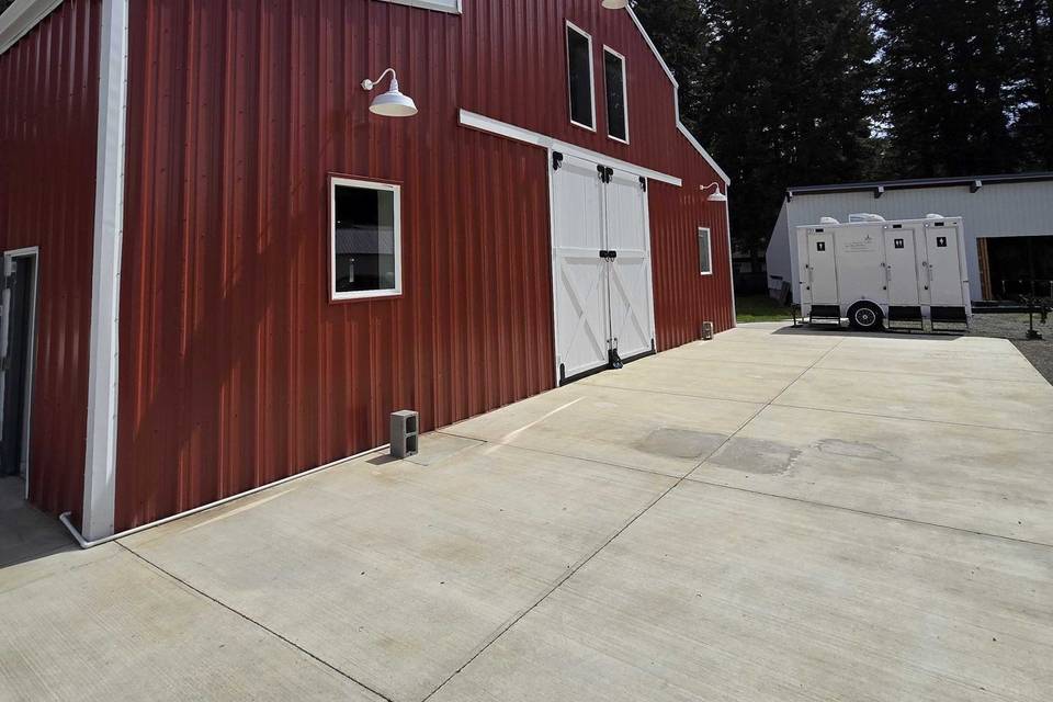 At the farm