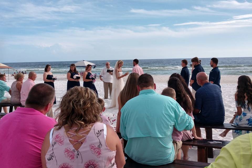 Yes! We DJ Beach Weddings!