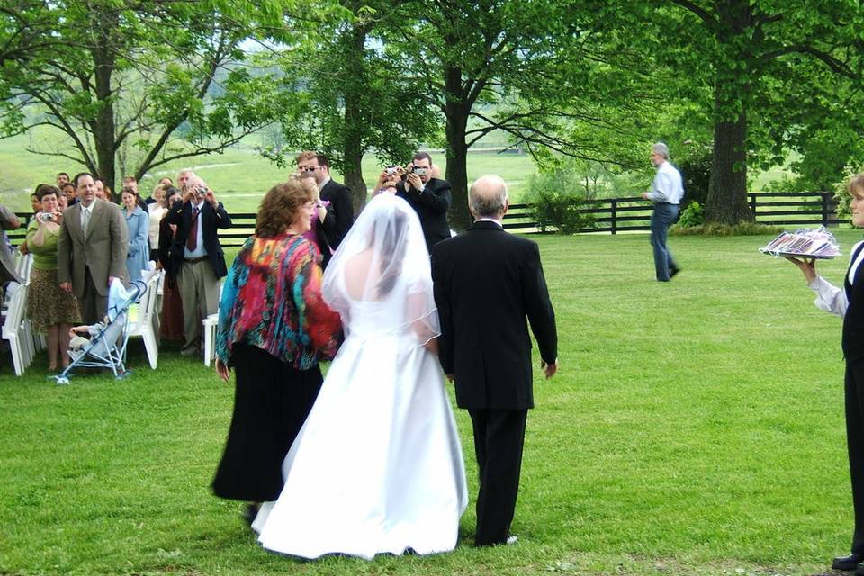 Wedding procession