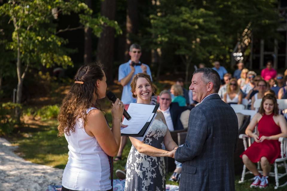 Backyard wedding