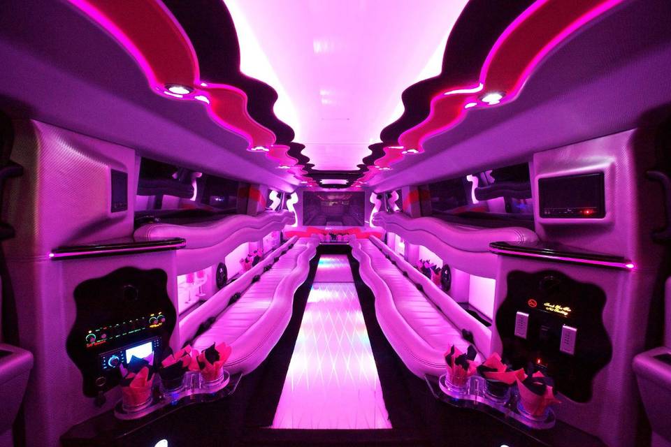 18 - 20 Passenger Pink H2 Hummer - SatisfactionLimousines.com