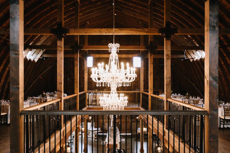 Barn chandelier