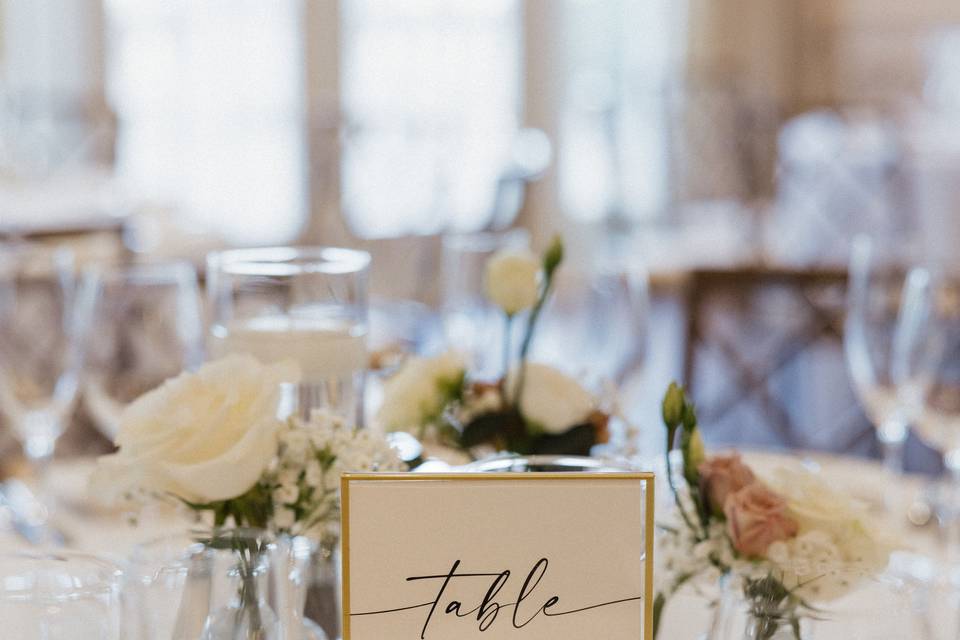 Bud vases and floating candles