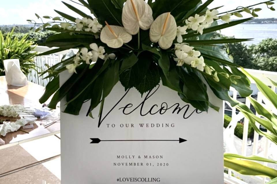 Wedding sign