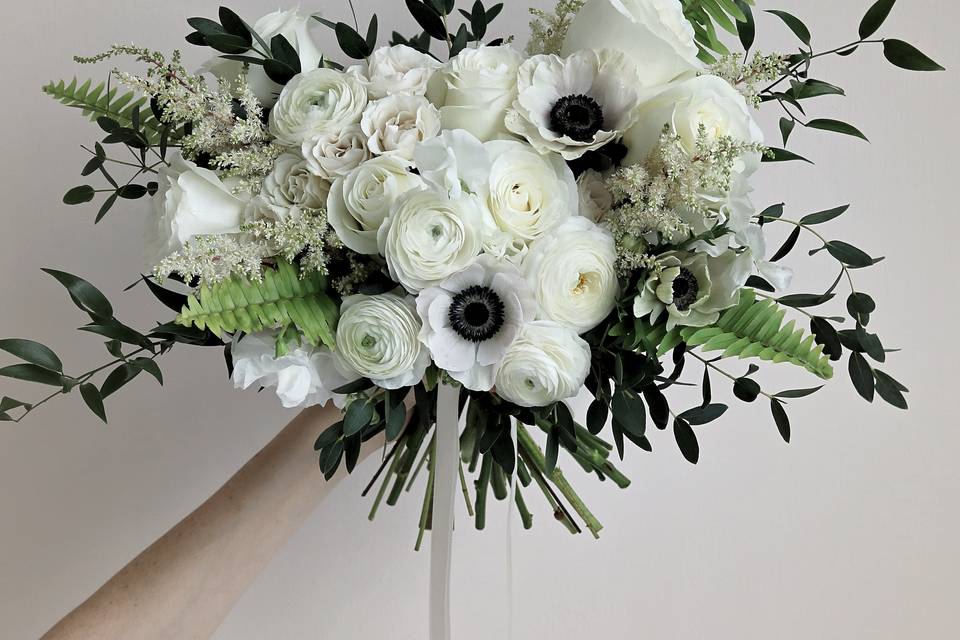 Bridal bouquet white