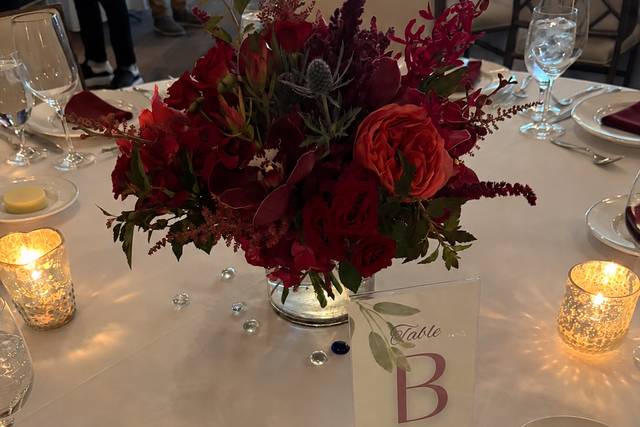 Burgundy Rehearsal Dinner